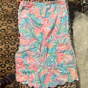 Lilly Pulitzer Colorful Floral Romper